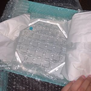 NEW TIFFANY GLASS PLATE